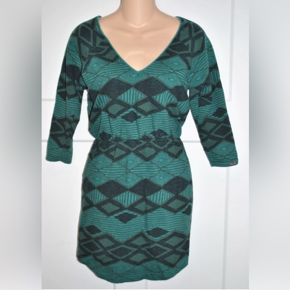 STUSSY London Tokyo V Neck Button Down Back Mini Dress size XS Y2K - Picture 1 of 4